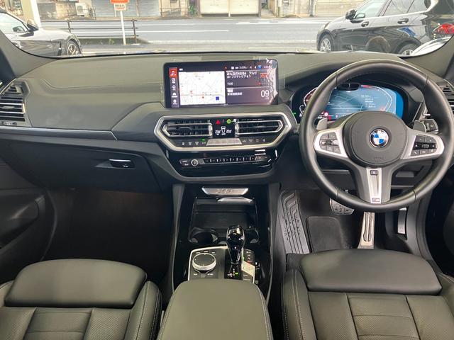 X3 xDrive 20d Mスポーツ 新車保証付 レンタカー登録弊社デモカー 20インチアルミ サウンドパッケージ アクティブベンチレーション黒レザーシート 地デジ付タッチパネル式HDDナビ ACC(12枚目)