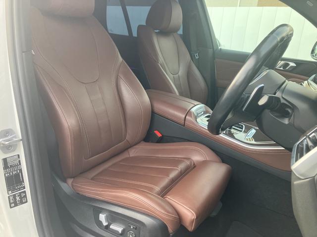 X5 xDrive 35d Mスポーツ ワンオーナ パノラマサンルーフ コーヒーブラウンレザー 21インチアルミ Mスポーツブレーキ ハイラインパッケージ ソフトクローズドア プラスパッケージ 地デジ付タッチパネル式HDDナビ(43枚目)