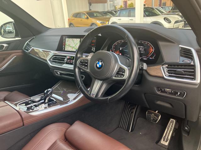 X5 xDrive 35d Mスポーツ ワンオーナ パノラマサンルーフ コーヒーブラウンレザー 21インチアルミ Mスポーツブレーキ ハイラインパッケージ ソフトクローズドア プラスパッケージ 地デジ付タッチパネル式HDDナビ(57枚目)