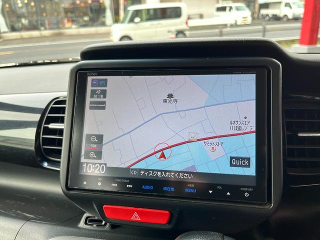 N-BOXカスタム G・ターボAパッケージ 衝突軽減装置・純正ナビ・Rバックカメラ・HIDヘッドライト・フォグライト・ETC・両側パワースライドドア・純正15インチアルミホイール・パドルシフト・スマートキー・Bluetoothオーディオ(11枚目)