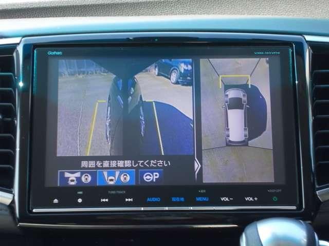 ハイブリッドアブソルート・EXホンダセンシング 2年保証付 衝突被害軽減ブレーキ ドライブレコーダー ワンオーナー メモリーナビ フルセグTV バックカメラ マルチビュー 両側電動スライドドア シートヒーター 3列シート ETC(6枚目)