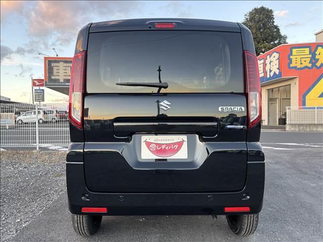 スペーシア ハイブリッドG 届出済未使用車 スズキセーフティサポート 横滑り防止装置 両側スライドドア オートエアコン オートライト プッシュスタート スマートキー パワーウインドウ アイドリングストップ 禁煙車 修復歴無(8枚目)