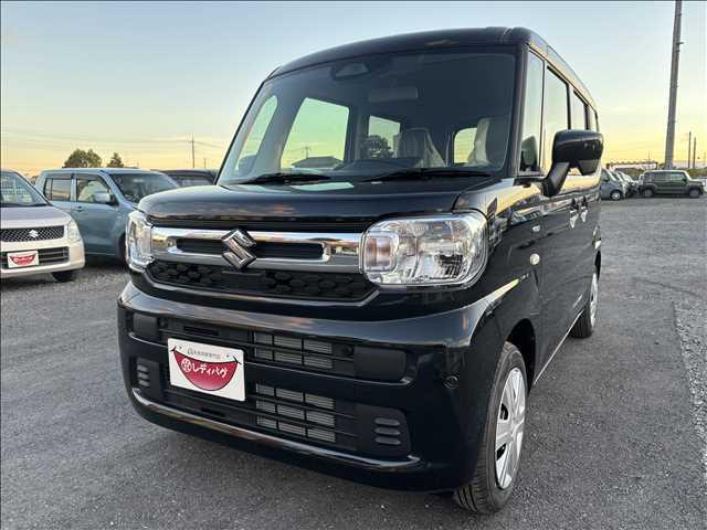 スペーシア ハイブリッドG 届出済未使用車 スズキセーフティサポート 横滑り防止装置 両側スライドドア オートエアコン オートライト プッシュスタート スマートキー パワーウインドウ アイドリングストップ 禁煙車 修復歴無(17枚目)