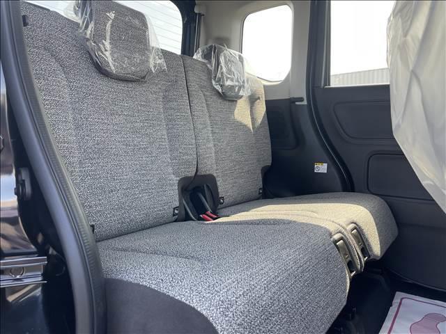 スペーシア ハイブリッドG 届出済未使用車 スズキセーフティサポート 横滑り防止装置 両側スライドドア オートエアコン オートライト プッシュスタート スマートキー パワーウインドウ アイドリングストップ 禁煙車 修復歴無(17枚目)