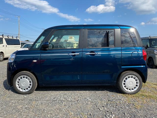 ムーヴキャンバス セオリーX 届出済未使用車 両側電動スライドドア 衝突軽減ブレーキシステム アイドリングストップ コーナーセンサー パーキングセンサー オートエアコン スマートキー 禁煙車 パワーステアリング 修復歴無(7枚目)