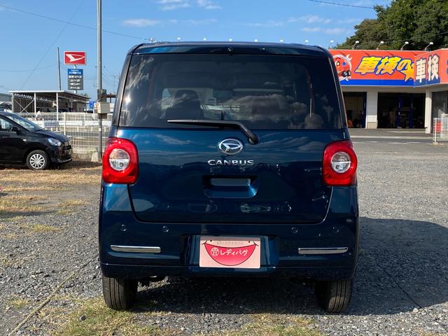 ムーヴキャンバス セオリーX 届出済未使用車 両側電動スライドドア 衝突軽減ブレーキシステム アイドリングストップ コーナーセンサー パーキングセンサー オートエアコン スマートキー 禁煙車 パワーステアリング 修復歴無(9枚目)