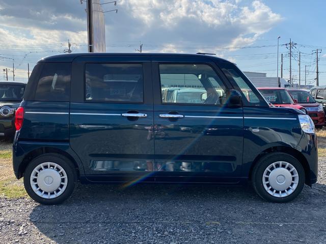 ムーヴキャンバス セオリーX 届出済未使用車 両側電動スライドドア 衝突軽減ブレーキシステム アイドリングストップ コーナーセンサー パーキングセンサー オートエアコン スマートキー 禁煙車 パワーステアリング 修復歴無(11枚目)