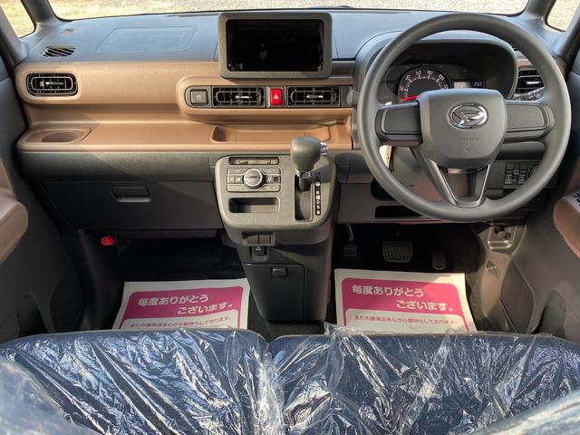 ムーヴキャンバス セオリーX 届出済未使用車 両側電動スライドドア 衝突軽減ブレーキシステム アイドリングストップ コーナーセンサー パーキングセンサー オートエアコン スマートキー 禁煙車 パワーステアリング 修復歴無(13枚目)