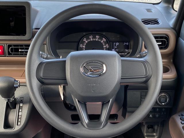 ムーヴキャンバス セオリーX 届出済未使用車 両側電動スライドドア 衝突軽減ブレーキシステム アイドリングストップ コーナーセンサー パーキングセンサー オートエアコン スマートキー 禁煙車 パワーステアリング 修復歴無(28枚目)