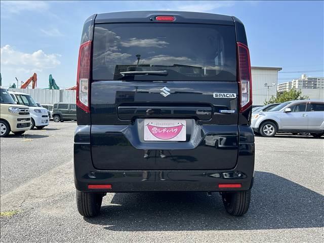 スペーシア ハイブリッドＧ　届出済未使用車　スズキセーフティサポート　横滑り防止装置　両側スライドドア　オートエアコン　オートライト　プッシュスタート　スマートキー　パワーウインドウ　アイドリングストップ　禁煙車　修復歴無（6枚目）