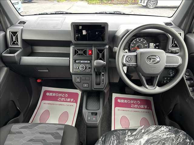 タフト Ｘ　届出済未使用車　スカイフィールトップ　スマートキー　衝突軽減ブレーキシステム　横滑り防止装置　ＬＥＤ　　禁煙車　オートエアコン　セキュリティアラーム　　パワーステアリング　パワーウインドウ　修復歴無（13枚目）