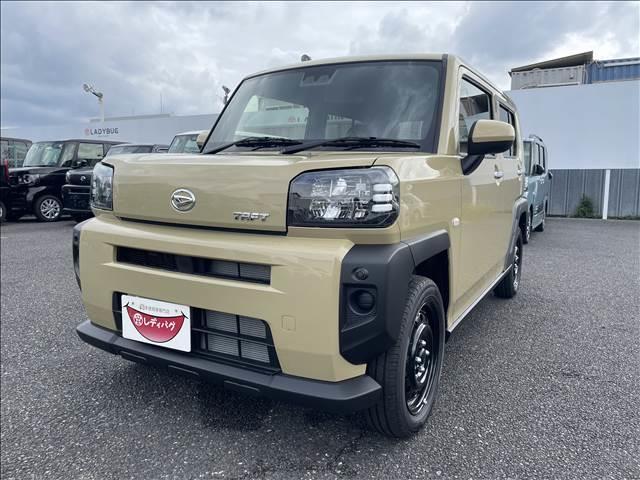 タフト Ｘ　届出済未使用車　スカイフィールトップ　スマートキー　衝突軽減ブレーキシステム　横滑り防止装置　ＬＥＤ　　禁煙車　オートエアコン　セキュリティアラーム　　パワーステアリング　パワーウインドウ　修復歴無（6枚目）
