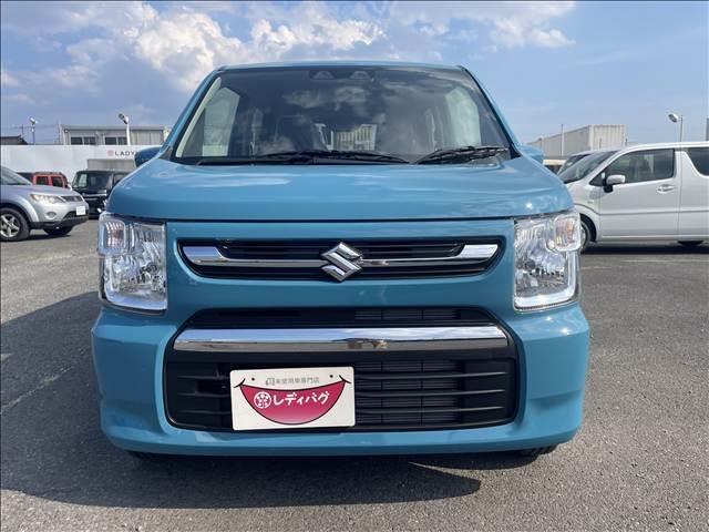 ワゴンＲ ＦＸ　届出済未使用車　ＣＤプレーヤー付き　衝突軽減ブレーキ　横滑り防止装置　ヘッドランプハロゲン　スマートキー　禁煙車　オートエアコン　セキュリティアラーム　パワーウインドウ　修復歴無（5枚目）