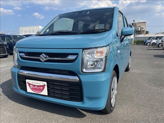 ワゴンＲ ＦＸ　届出済未使用車　ＣＤプレーヤー付き　衝突軽減ブレーキ　横滑り防止装置　ヘッドランプハロゲン　スマートキー　禁煙車　オートエアコン　セキュリティアラーム　パワーウインドウ　修復歴無（6枚目）