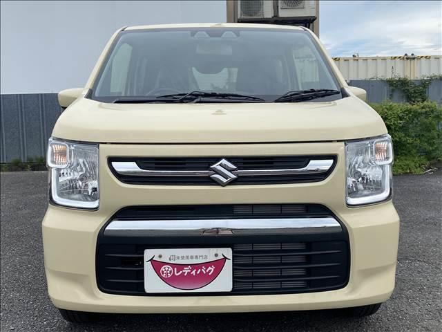 ワゴンR FX 届出済未使用車 衝突軽減ブレーキ 横滑り防止装置 スマートキー ヘッドランプハロゲン 禁煙車 オートエアコン セキュリティアラーム パワーステアリング パワーウインドウ 修復歴無(3枚目)