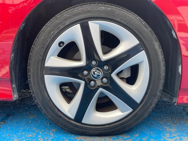 プリウス Ｓツーリングセレクション　禁煙車　メモリナビ　ＴＶ　Ｂｌｕｅｔｏｏｔｈ接続　ＳＤ再生　バックカメラ　ＥＴＣ　Ｗシートヒータ　黒合皮シート　ＬＥＤオートライト　ステアスイッチ　電動コーナーポール　専用ＣＰ付１７インチＡＷ（37枚目）