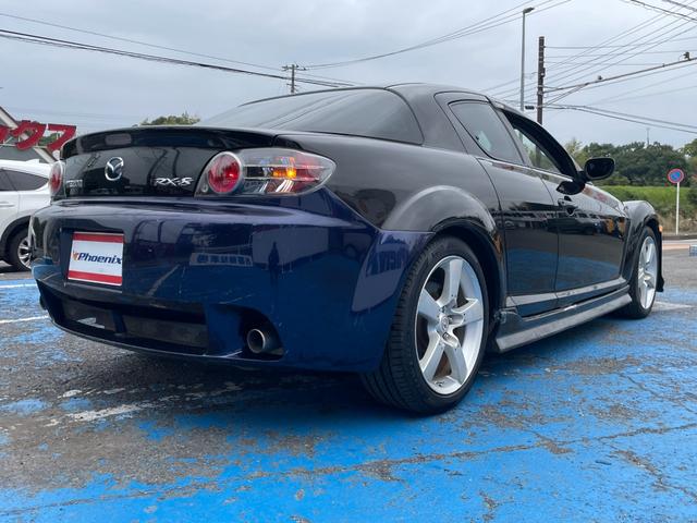 ＲＸ－８ タイプＳ　ＬＥＧモータースポーツフロントバンパー　ＡＵＴＯＥＸＥサイド　ＡＵＴＯＥＸＥリアバンパー　オプションＢＰＳＥサウンド　ルーフビルトインＥＴＣ　キセノンライト　ユーザー買取車　６速マニュアル　修復無（9枚目）