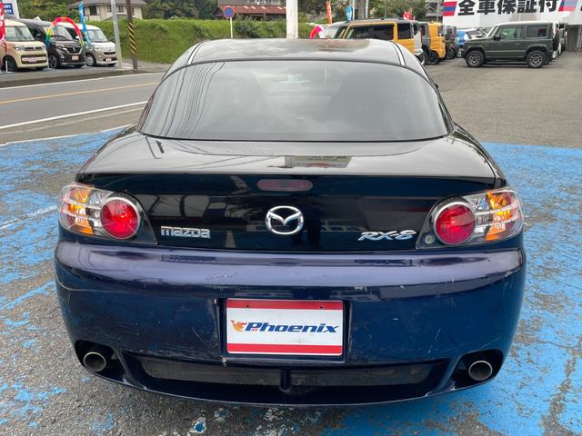 ＲＸ－８ タイプＳ　ＬＥＧモータースポーツフロントバンパー　ＡＵＴＯＥＸＥサイド　ＡＵＴＯＥＸＥリアバンパー　オプションＢＰＳＥサウンド　ルーフビルトインＥＴＣ　キセノンライト　ユーザー買取車　６速マニュアル　修復無（10枚目）