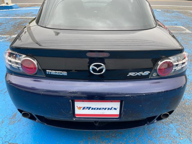 ＲＸ－８ タイプＳ　ＬＥＧモータースポーツフロントバンパー　ＡＵＴＯＥＸＥサイド　ＡＵＴＯＥＸＥリアバンパー　オプションＢＰＳＥサウンド　ルーフビルトインＥＴＣ　キセノンライト　ユーザー買取車　６速マニュアル　修復無（30枚目）