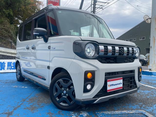 スペーシアギア ハイブリッドＸＺ　ターボ　全方位モニター付メモリーナビ（スズキコネクト）装着車　アダクティブクルーズＩＩ　デュアルカメラブレーキサポート　両側電動扉　左右シートヒーター　ＥＴＣ２．０　ヘッドアップディスプレイ　禁煙車（6枚目）