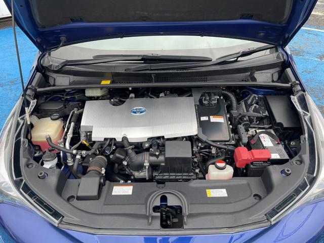 プリウス S 当店買取車 セーフティセンス メモリナビ フルセグ Bluetooth接続 バックカメラ ETC LEDオートライト&フォグ 黒革調シートカバー トノカバー 15インチホワイトAW ディーラー記録簿有(16枚目)