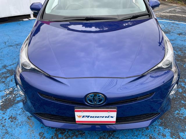 プリウス S 当店買取車 セーフティセンス メモリナビ フルセグ Bluetooth接続 バックカメラ ETC LEDオートライト&フォグ 黒革調シートカバー トノカバー 15インチホワイトAW ディーラー記録簿有(25枚目)