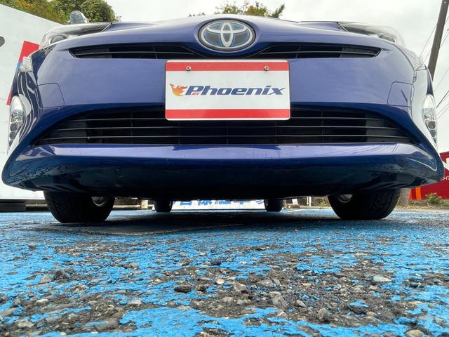 プリウス S 当店買取車 セーフティセンス メモリナビ フルセグ Bluetooth接続 バックカメラ ETC LEDオートライト&フォグ 黒革調シートカバー トノカバー 15インチホワイトAW ディーラー記録簿有(27枚目)