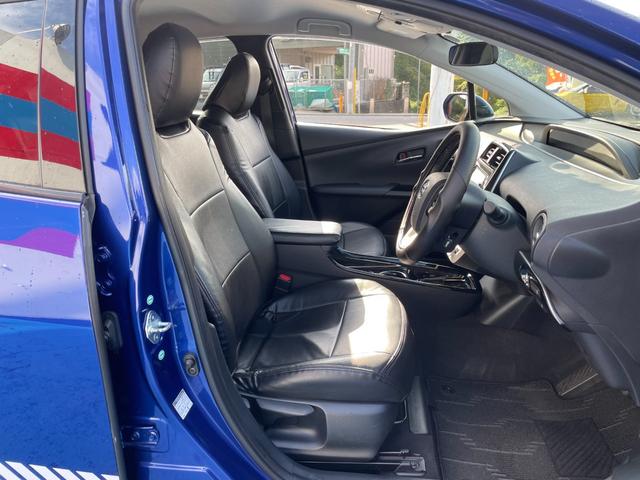 プリウス S 当店買取車 セーフティセンス メモリナビ フルセグ Bluetooth接続 バックカメラ ETC LEDオートライト&フォグ 黒革調シートカバー トノカバー 15インチホワイトAW ディーラー記録簿有(49枚目)