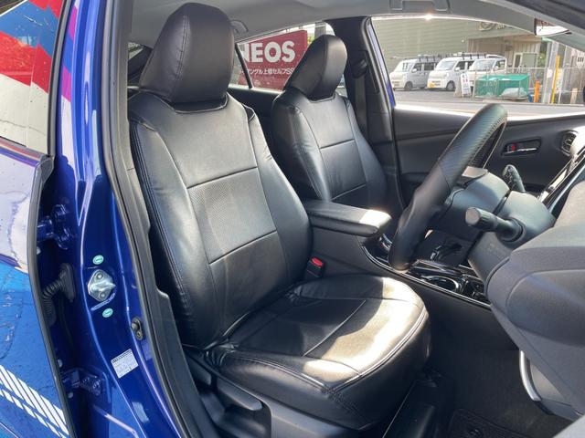 プリウス S 当店買取車 セーフティセンス メモリナビ フルセグ Bluetooth接続 バックカメラ ETC LEDオートライト&フォグ 黒革調シートカバー トノカバー 15インチホワイトAW ディーラー記録簿有(50枚目)