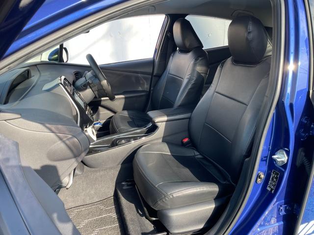 プリウス S 当店買取車 セーフティセンス メモリナビ フルセグ Bluetooth接続 バックカメラ ETC LEDオートライト&フォグ 黒革調シートカバー トノカバー 15インチホワイトAW ディーラー記録簿有(53枚目)