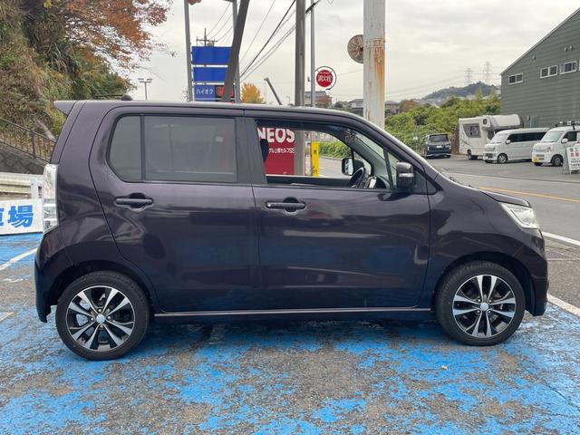 ワゴンＲスティングレー Ｔ　ユーザー買取　禁煙　２型　ターボ　レーダーブレーキサポート　メモリナビ　フルセグＴＶ　Ｂｌｕｅｔｏｏｔｈ接続　ＥＴＣ　ＨＩＤオートライト＆フォグ　パドルシフト　Ａ－ＳＴＯＰ　インテリキー　Ｐスタート（8枚目）