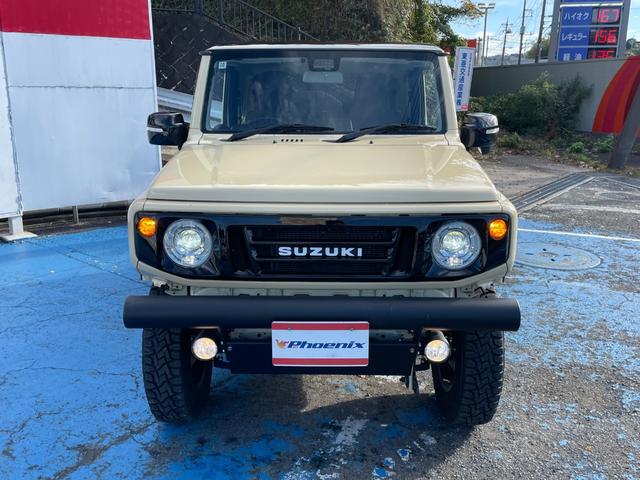 ジムニー ＸＣ　モンスターファーム２インチＵＰ足＆トレーティングアーム　オートルビーズ前後バンパー＆グリル＆リアステップ　ＤＥＥＮクロスカントリー＆オープンカントリーＲ／Ｔ５本付　５次元マフラー　純正８型ナビＢカメラ（4枚目）