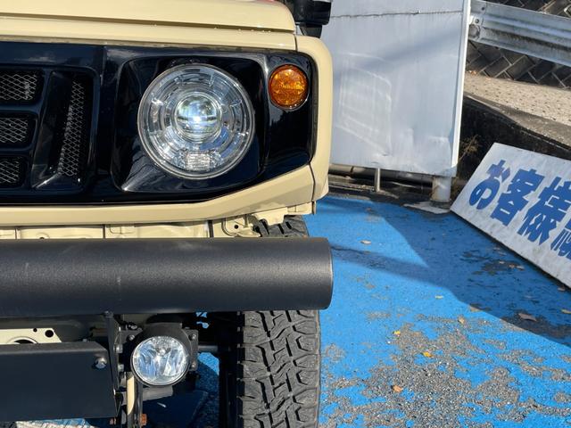 ジムニー ＸＣ　モンスターファーム２インチＵＰ足＆トレーティングアーム　オートルビーズ前後バンパー＆グリル＆リアステップ　ＤＥＥＮクロスカントリー＆オープンカントリーＲ／Ｔ５本付　５次元マフラー　純正８型ナビＢカメラ（19枚目）