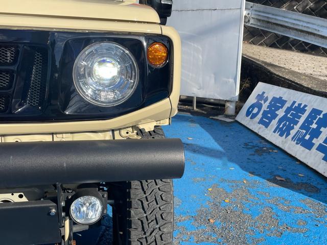 ジムニー ＸＣ　モンスターファーム２インチＵＰ足＆トレーティングアーム　オートルビーズ前後バンパー＆グリル＆リアステップ　ＤＥＥＮクロスカントリー＆オープンカントリーＲ／Ｔ５本付　５次元マフラー　純正８型ナビＢカメラ（20枚目）