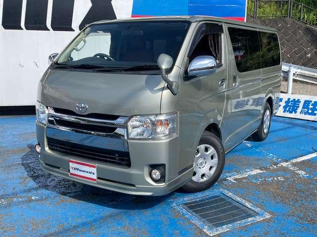 ハイエースバン スーパーGL ロング ディーゼルターボ 4型TRDエアロSDナビBT接続AC100V(3枚目)