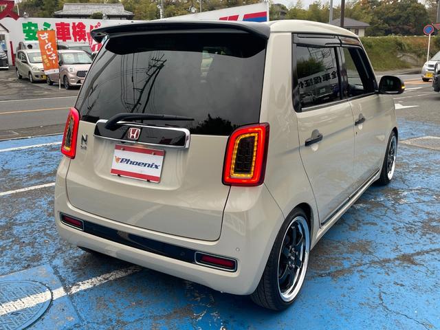 Ｎ－ＯＮＥ オリジナルスタイルプラスアーバン　専用ウッドパネル　コンビレザーシート　無限バイザー＆マット　ＲＡＹＳ鍛造１６ＡＷ（ＫＣＲ３７）カヤバ車高調　ウッドコンビステア　　左右シートヒーター　ＳＤナビ　Ｂカメラ　フルセグ　前後ドラレコ（9枚目）