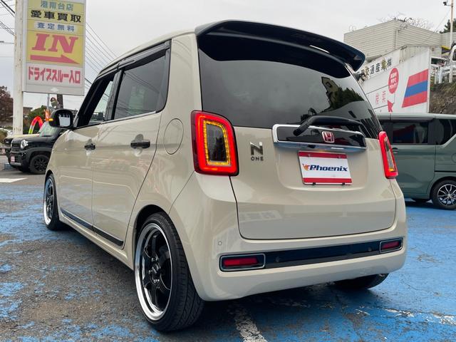 Ｎ－ＯＮＥ オリジナルスタイルプラスアーバン　専用ウッドパネル　コンビレザーシート　無限バイザー＆マット　ＲＡＹＳ鍛造１６ＡＷ（ＫＣＲ３７）カヤバ車高調　ウッドコンビステア　　左右シートヒーター　ＳＤナビ　Ｂカメラ　フルセグ　前後ドラレコ（14枚目）