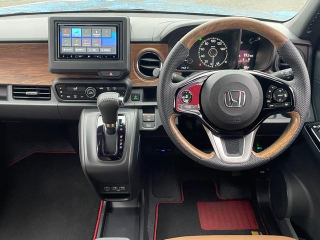 Ｎ－ＯＮＥ オリジナルスタイルプラスアーバン　専用ウッドパネル　コンビレザーシート　無限バイザー＆マット　ＲＡＹＳ鍛造１６ＡＷ（ＫＣＲ３７）カヤバ車高調　ウッドコンビステア　　左右シートヒーター　ＳＤナビ　Ｂカメラ　フルセグ　前後ドラレコ（41枚目）