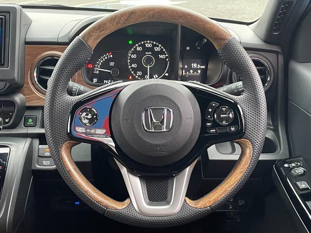 Ｎ－ＯＮＥ オリジナルスタイルプラスアーバン　専用ウッドパネル　コンビレザーシート　無限バイザー＆マット　ＲＡＹＳ鍛造１６ＡＷ（ＫＣＲ３７）カヤバ車高調　ウッドコンビステア　　左右シートヒーター　ＳＤナビ　Ｂカメラ　フルセグ　前後ドラレコ（42枚目）