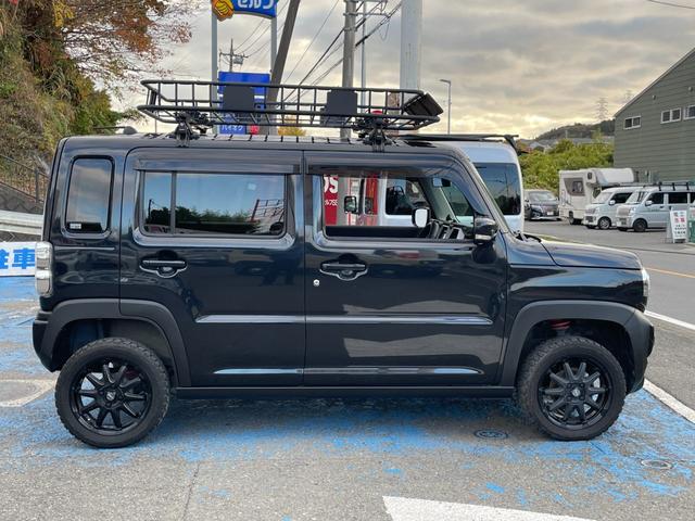 ハスラー ハイブリッドＸ　マスターピース２５ＭＭリフトアップＫＩＴ　オープンカントリーＲ／Ｔタイヤ＆１５ＡＷ　ルーフキャリア＆ラック　デュアルカメラブレーキサポート　ストラーダナビ　地デジ　ＥＴＣ　ドラレコ　左右シートヒーター（8枚目）