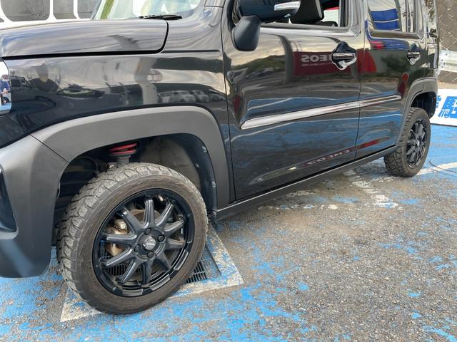 ハスラー ハイブリッドＸ　マスターピース２５ＭＭリフトアップＫＩＴ　オープンカントリーＲ／Ｔタイヤ＆１５ＡＷ　ルーフキャリア＆ラック　デュアルカメラブレーキサポート　ストラーダナビ　地デジ　ＥＴＣ　ドラレコ　左右シートヒーター（28枚目）