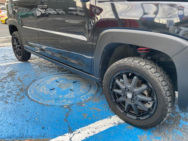 ハスラー ハイブリッドＸ　マスターピース２５ＭＭリフトアップＫＩＴ　オープンカントリーＲ／Ｔタイヤ＆１５ＡＷ　ルーフキャリア＆ラック　デュアルカメラブレーキサポート　ストラーダナビ　地デジ　ＥＴＣ　ドラレコ　左右シートヒーター（36枚目）