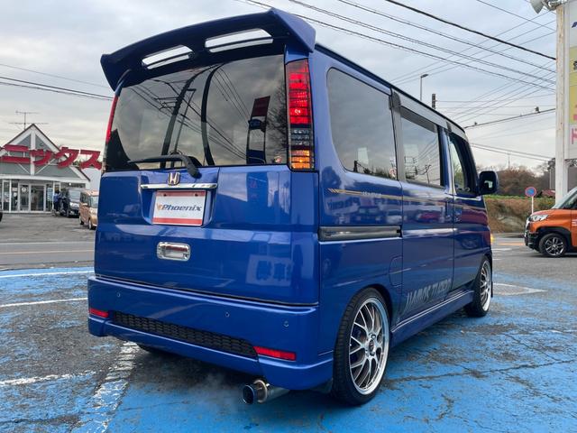 バモス Ｌローダウン　後期モデル　ターボ換装　純正５速ＭＴ　改公認　バベストサンルーフ　ローダウン　シートカバー　１６インチＡＷ　オーバーヘッドコンソール　ルーフスピーカー（10枚目）