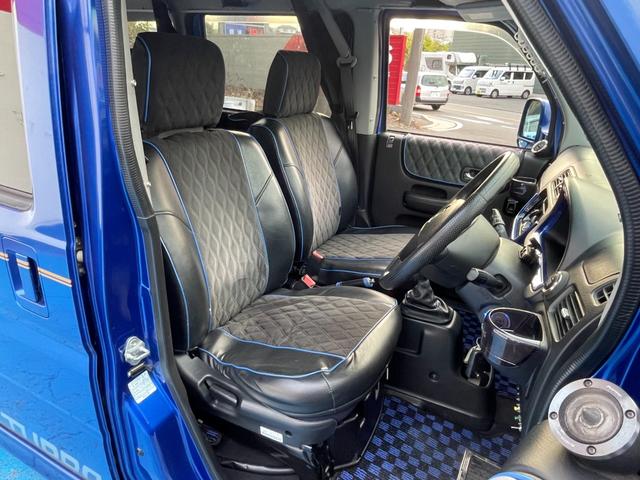 バモス Ｌローダウン　後期モデル　ターボ換装　純正５速ＭＴ　改公認　バベストサンルーフ　ローダウン　シートカバー　１６インチＡＷ　オーバーヘッドコンソール　ルーフスピーカー（45枚目）