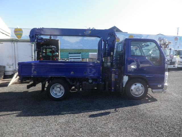 エルフトラック 　２トン標準　４段クレーン　ラジコンフックイン　古河ユニックＵＲＵ２６４　ブルーメタリックオールペイント　クレーンワイヤー新品　メッキパーツ付　キーレス　ＥＴＣ　ＨＳＡ　ＡＳＲ（4枚目）