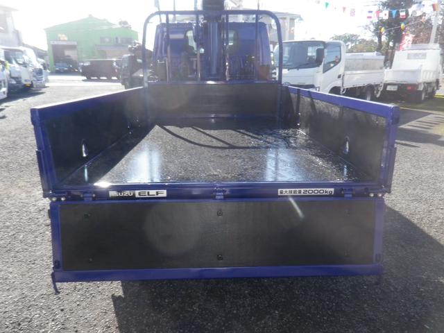 エルフトラック 　２トン標準　４段クレーン　ラジコンフックイン　古河ユニックＵＲＵ２６４　ブルーメタリックオールペイント　クレーンワイヤー新品　メッキパーツ付　キーレス　ＥＴＣ　ＨＳＡ　ＡＳＲ（9枚目）