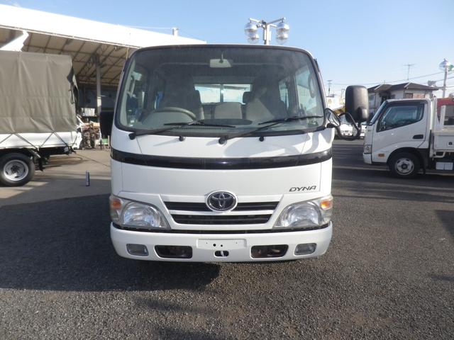 ダイナトラック 1.1トンWキャブ パワーゲート ジャストロー 新明和600キロ型垂直ゲート 荷台床鉄板張りキーレス フォグランプ(2枚目)
