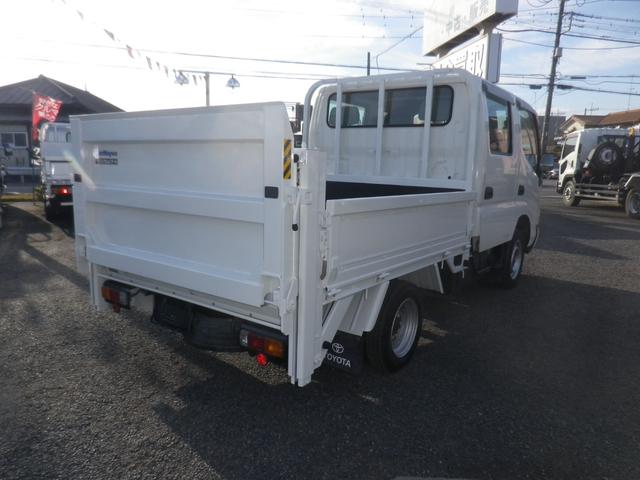 ダイナトラック 1.1トンWキャブ パワーゲート ジャストロー 新明和600キロ型垂直ゲート 荷台床鉄板張りキーレス フォグランプ(5枚目)