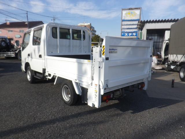 ダイナトラック 1.1トンWキャブ パワーゲート ジャストロー 新明和600キロ型垂直ゲート 荷台床鉄板張りキーレス フォグランプ(7枚目)