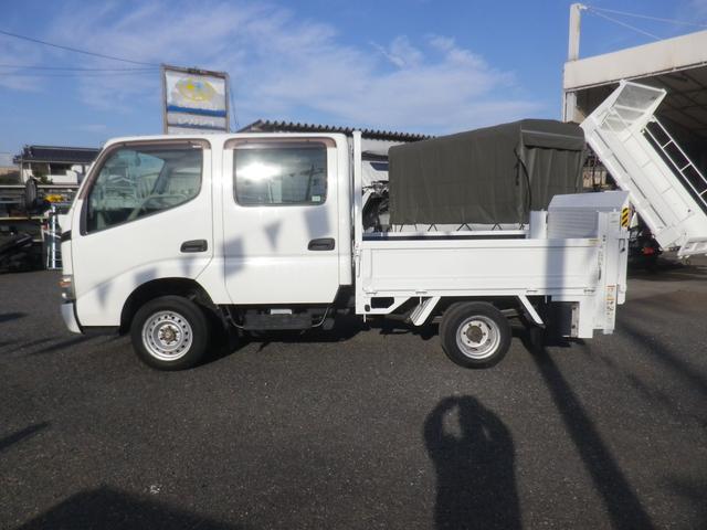 ダイナトラック 1.1トンWキャブ パワーゲート ジャストロー 新明和600キロ型垂直ゲート 荷台床鉄板張りキーレス フォグランプ(8枚目)